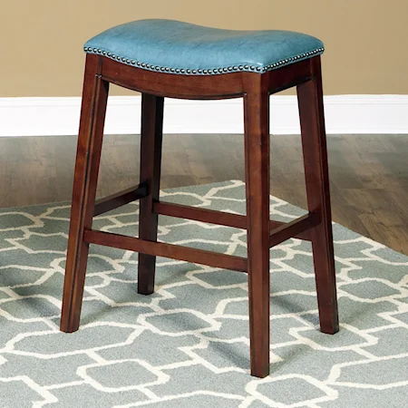 24" Barstool with Upholstered Seat